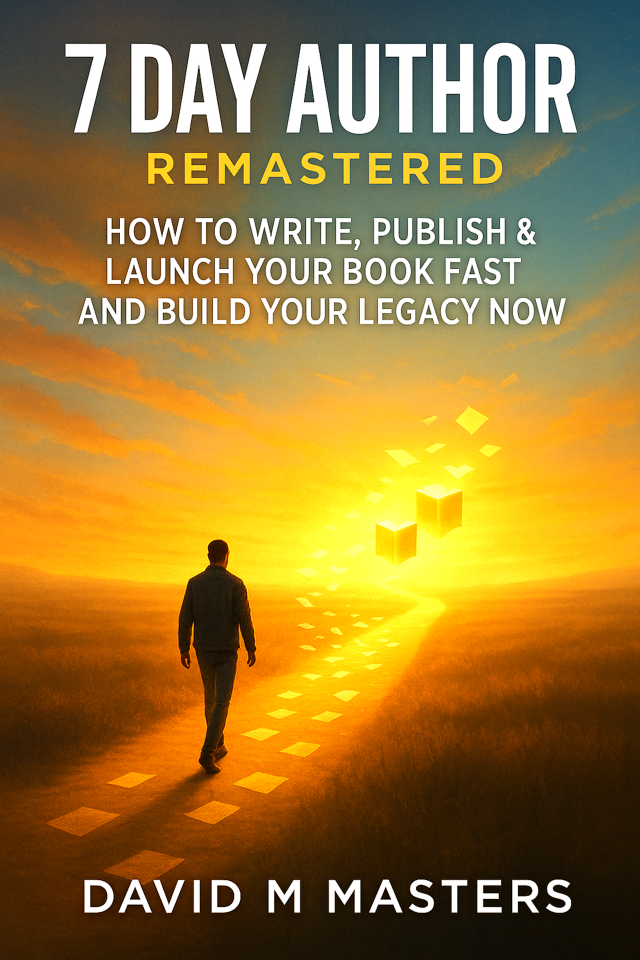 7 Day Author Remastered book cover by David M. Masters